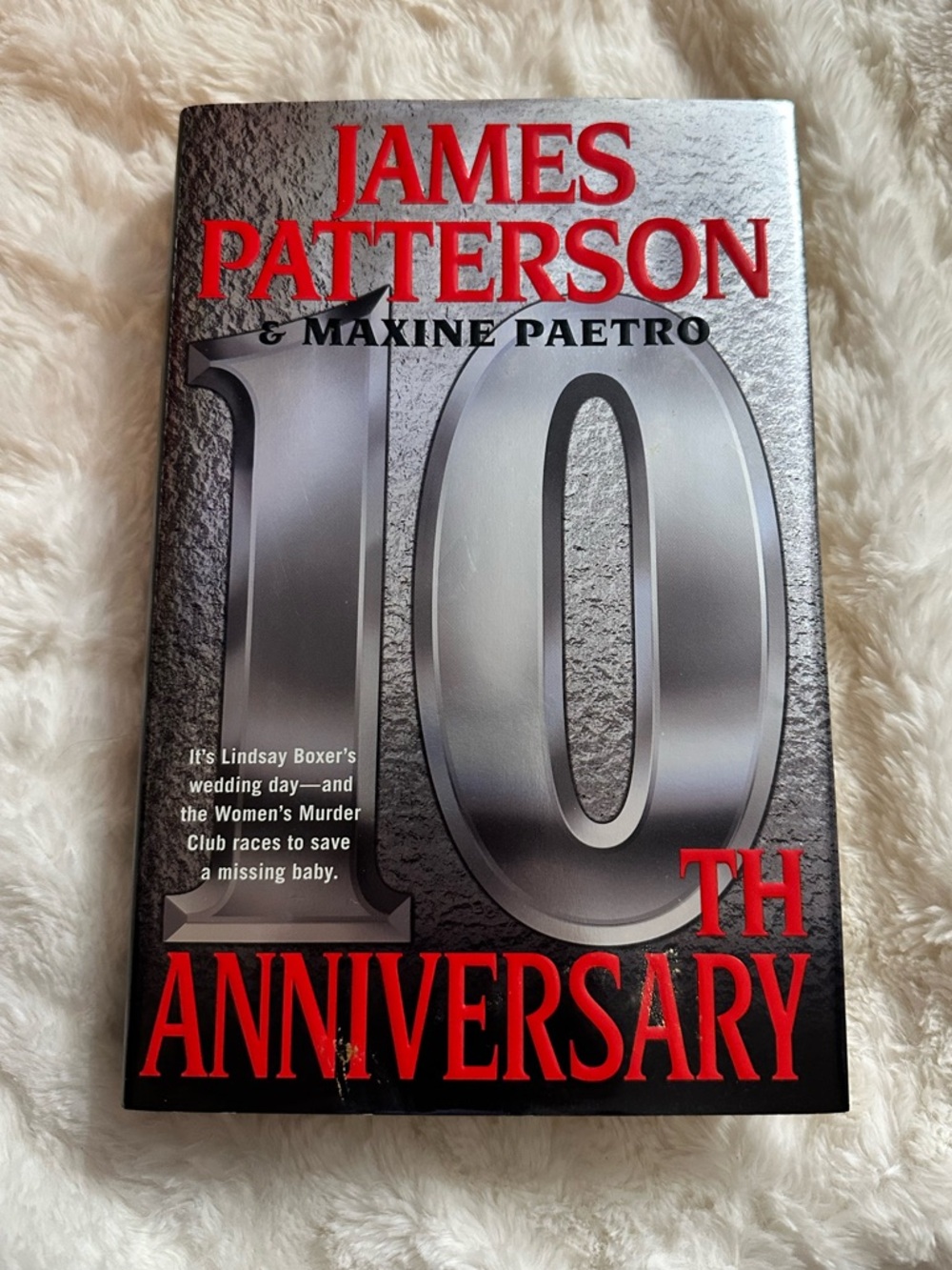 James Patterson "10th Anniversary" Hardcover -‎ Red & Silver Cover